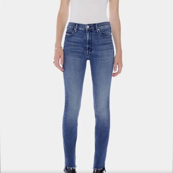 MOTHER Denim - MOTHER The Dazzler Step Hem Ankle Skinny Jeans (Mix Tape)